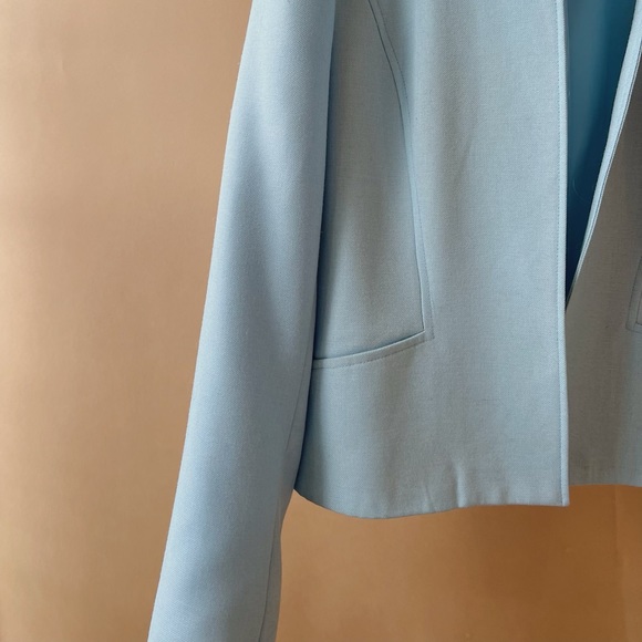 Vintage Baby Blue Open Jacket for Spring - Picture 3 of 3